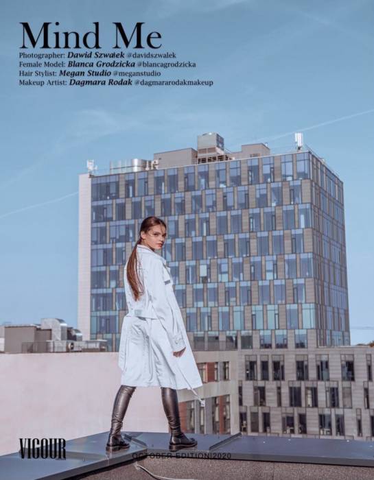 Sesja zdjęciowa powstała w zeszłym roku w Lublinie, a autorem zdjęć jest Dawid Szwałek. Fotografie Blanki zostały opublikowane w magazynie modowym "Vigour". Gazeta jest dostępna w USA