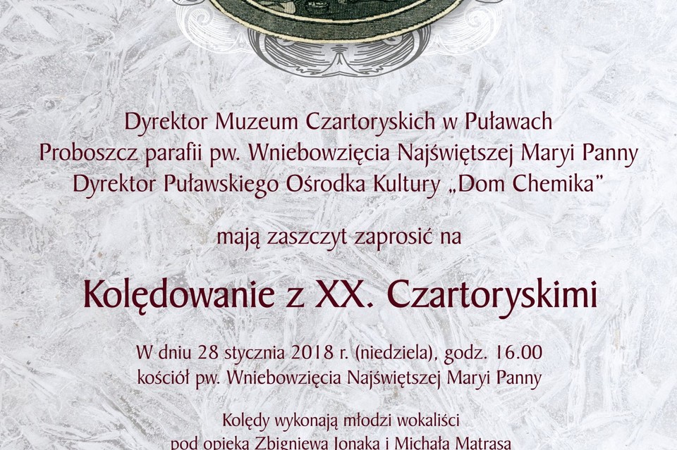 Kolędowanie z XX. Czartoryskimi - Zdjęcie główne