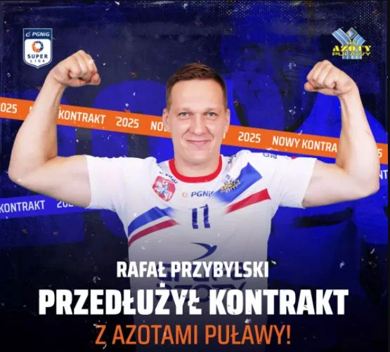 Rafał Przybylski na dłużej w Puławach! - Zdjęcie główne