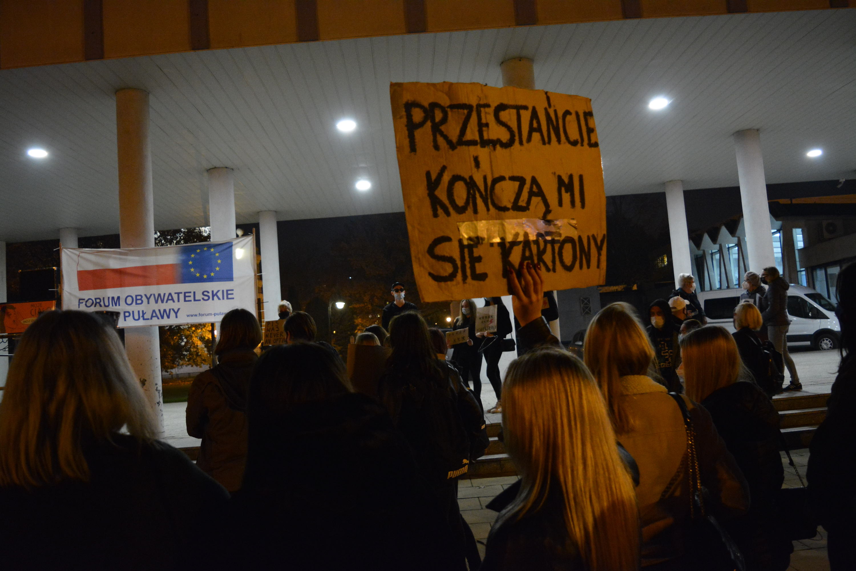 Protest w Puławach – środa 28.10