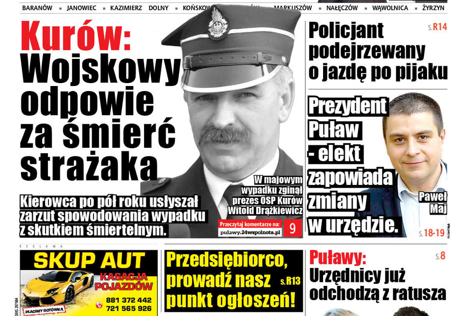 Kurów: Wojskowy odpowie za śmierć prezesa OSP - Zdjęcie główne