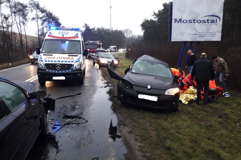 Śmiertelny wypadek w Puławach - Zdjęcie główne