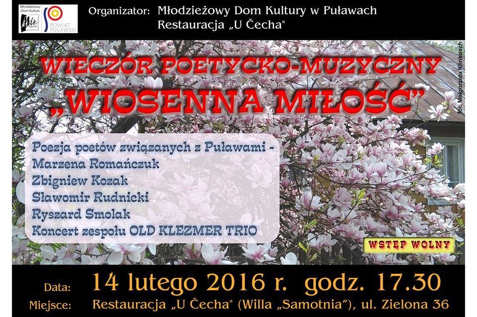 Wiosenna Miłość - wieczór poetycko-muzyczny - Zdjęcie główne