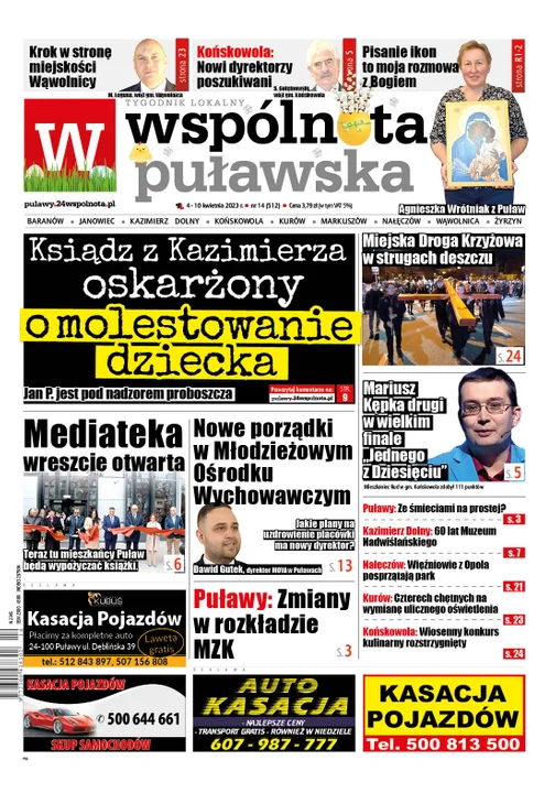 Najnowszy numer Wspólnoty Puławskiej (4 kwietnia 2023r) - Zdjęcie główne