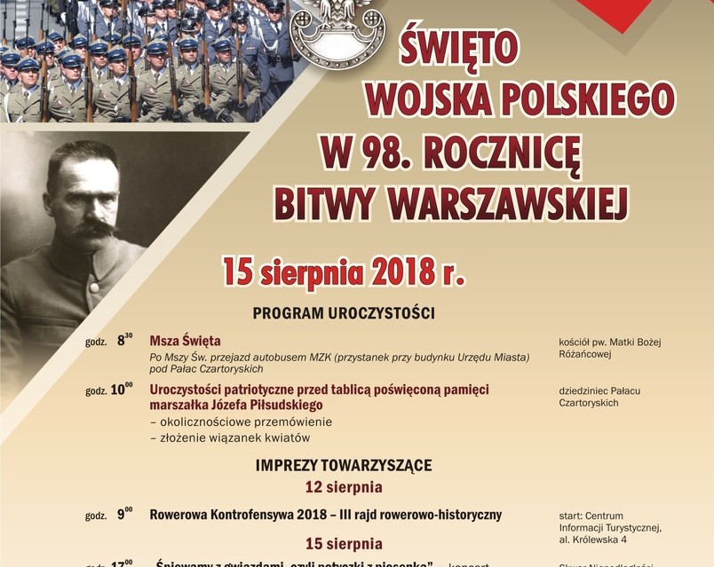 Obchody Święta Wojska Polskiego Puławy 2018 - Zdjęcie główne