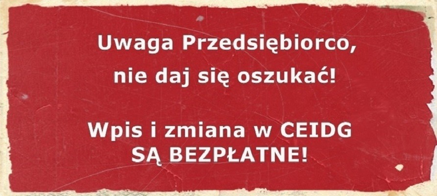 Uwaga! Fałszywe rejestry firm - Zdjęcie główne