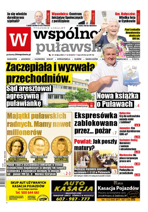 Najnowszy numer Wspólnoty Puławskiej (18 lipca 2023r) - Zdjęcie główne