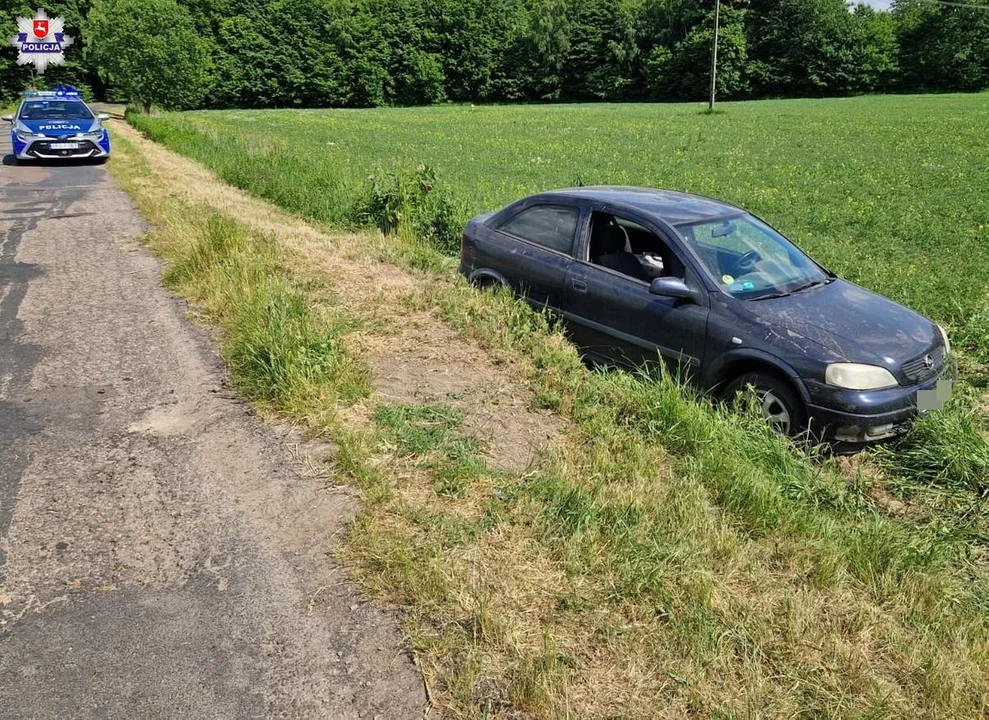 Jazdę zakończył w rowie - Zdjęcie główne