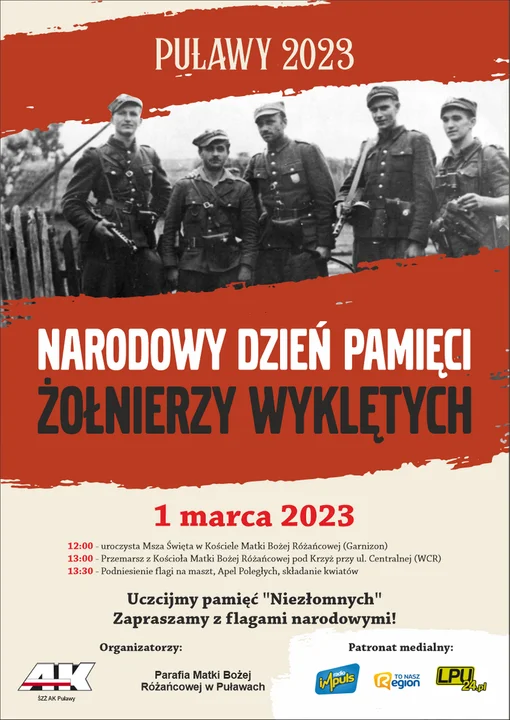 Puławy: Narodowy Dzień Pamięci Żołnierzy Wyklętych - Zdjęcie główne