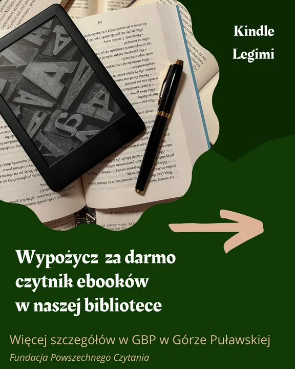 Czytnik dla czytelników z Ukrainy w bibliotece w Górze Puławskiej - Zdjęcie główne