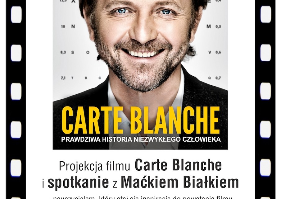 Projekcja filmu "Carte Blanche" i spotkanie z Maćkiem Białkiem - Zdjęcie główne