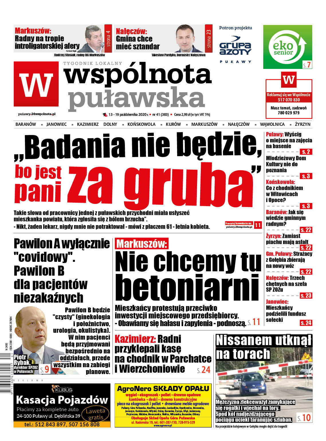 "Nie zbadam pani, bo jest pani za gruba" - Zdjęcie główne