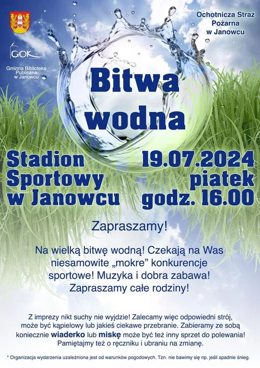 Janowiec: Komu gorąco? Szykuje się coś dla ochłody - BITWA WODNA! - Zdjęcie główne