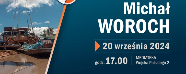 Na wózku inwalidzkim też można przemierzać świat. Spotkanie z Michałem Worochem w Mediatece - Zdjęcie główne