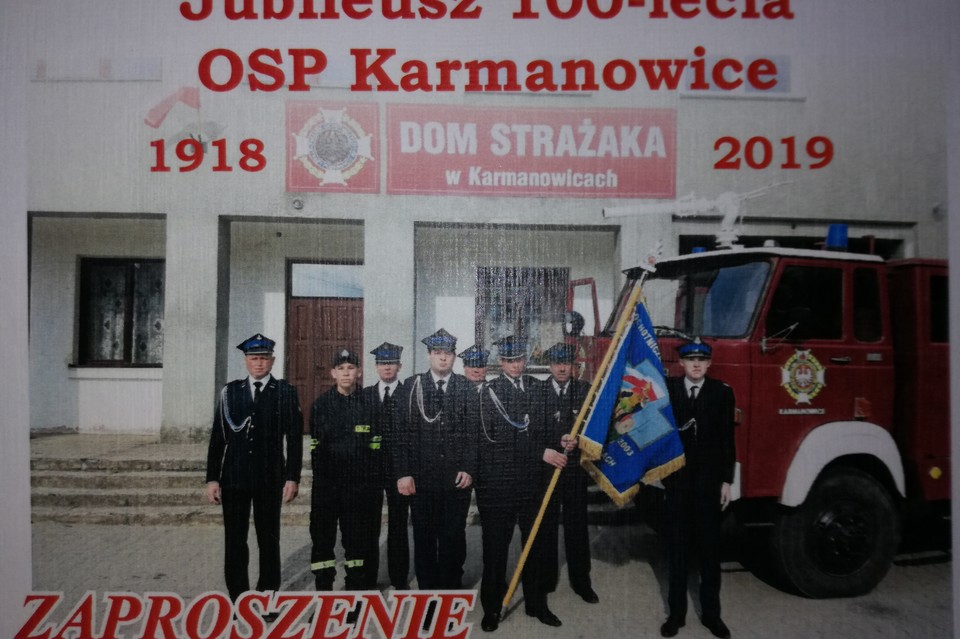 Strażacy z Karmanowic będą świętować - Zdjęcie główne