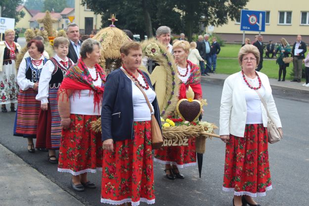 Mieszkańcy powiatu w Baranowie podziękowali za plony (galeria) - Zdjęcie główne