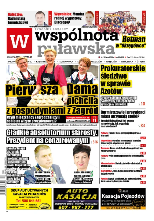 Najnowszy numer Wspólnoty Puławskiej (4 lipca 2023r) - Zdjęcie główne