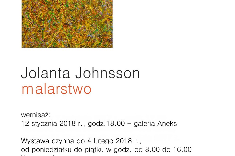 Wernisaż wystawy Jolanty Johnsson - Zdjęcie główne