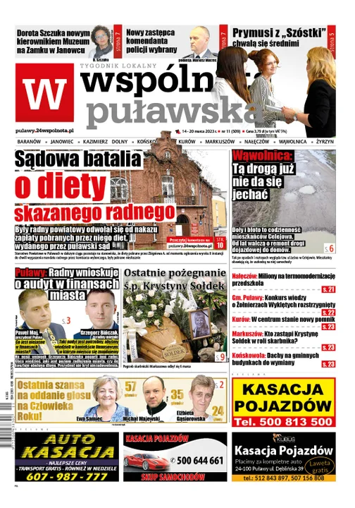 Najnowszy numer Wspólnoty Puławskiej (14 marca 2023r) - Zdjęcie główne