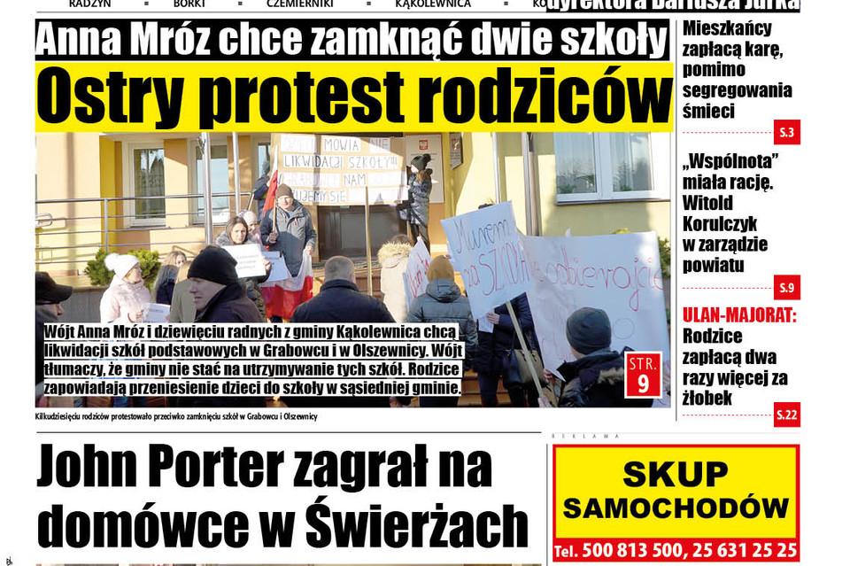 Anna Mróz chce zamknąć dwie szkoły. Ostry protest rodziców - Zdjęcie główne