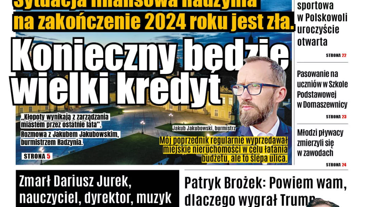 Najnowsze wydanie Wspólnoty  Radzyńskiej (12 listopada 2024r) - Zdjęcie główne