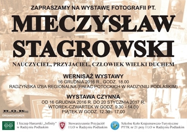 Wernisaż wystawy fotografii „Mieczysław Stagrowski – nauczyciel, przyjaciel, człowiek wielki duchem” - Zdjęcie główne