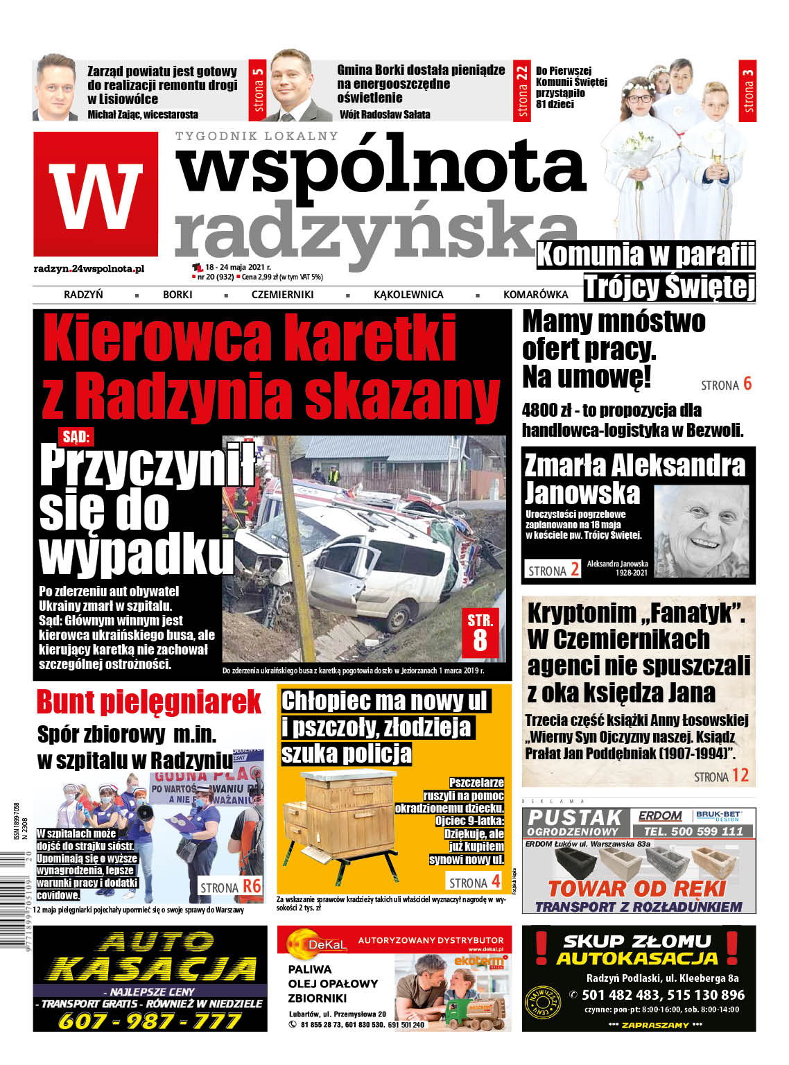 Najnowszy numer Wspólnoty Radzyńskiej - Zdjęcie główne