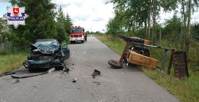 14-letni kierowca traktora nie udzielił pierwszeństwa przejazdu - Zdjęcie główne