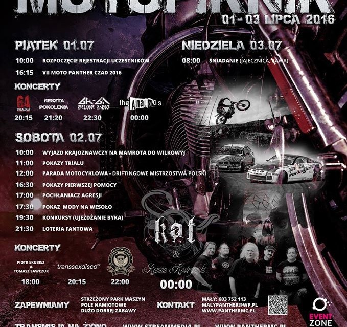 Motopiknik 2016 Komarówka Podlaska- program - Zdjęcie główne