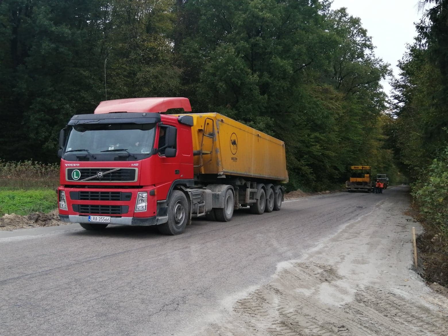 Trwa przebudowa drogi Radzyń -Wohyń - Zdjęcie główne