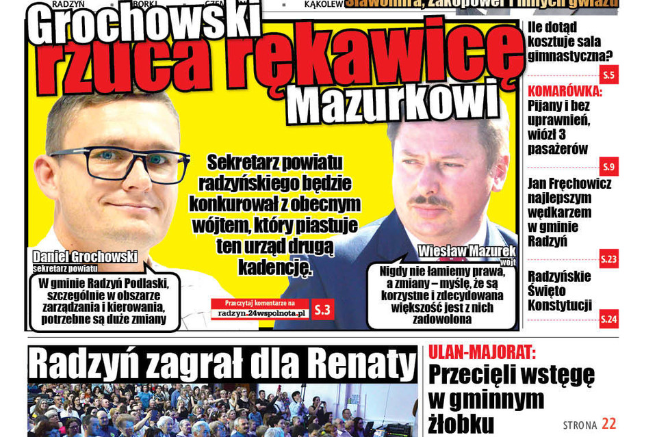 Grochowski rzuca rękawicę Mazurkowi - Zdjęcie główne