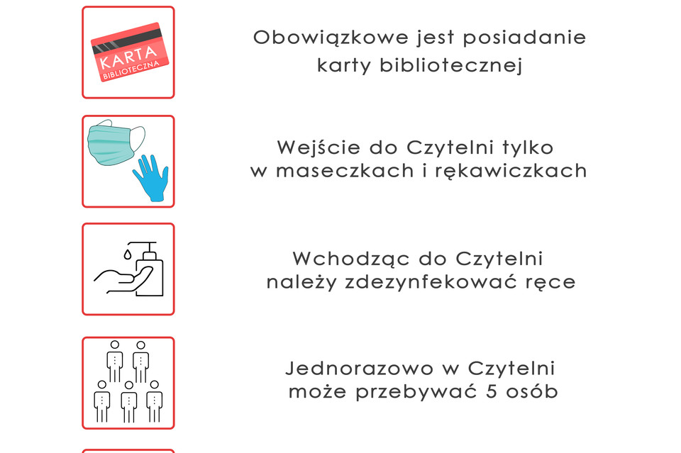 IV etap znoszenia ograniczeń: Otwarcie czytelni w Miejskiej Bibliotece Publicznej - Zdjęcie główne