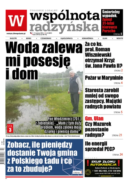 Najnowszy numer Wspólnoty Radzyńskiej ( 7 czerwca 2022) - Zdjęcie główne