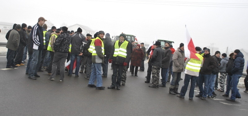 Rolnicy blokują Radzyń - Zdjęcie główne