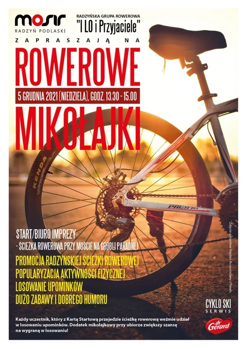 Rowerowe Mikołajki ścieżką przez Radzyń  - Zdjęcie główne