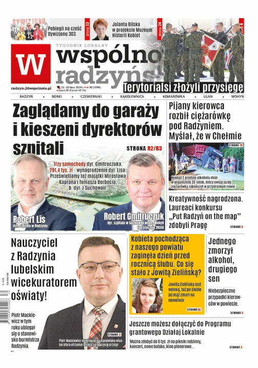 Najnowsze wydanie Wspólnoty Radzyńskiej (23 lipca 2024r) - Zdjęcie główne