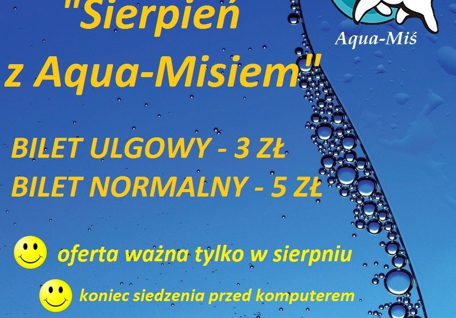 Tańsze bilety w Aqua-Misiu - Zdjęcie główne