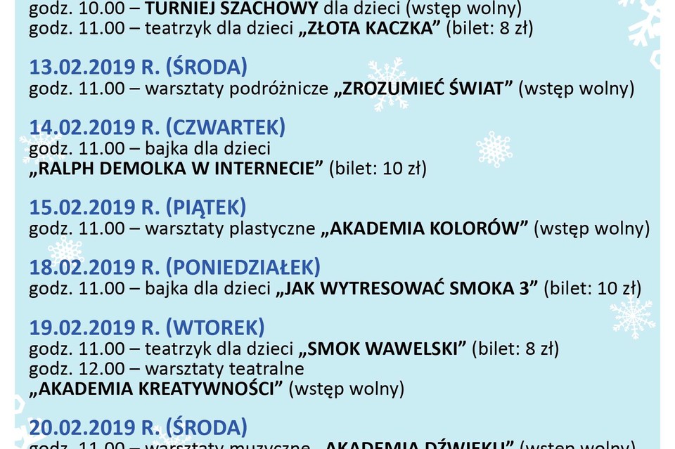 Ferie w Radzyńskim Ośrodku Kultury i Kinie „Oranżeria” - Zdjęcie główne