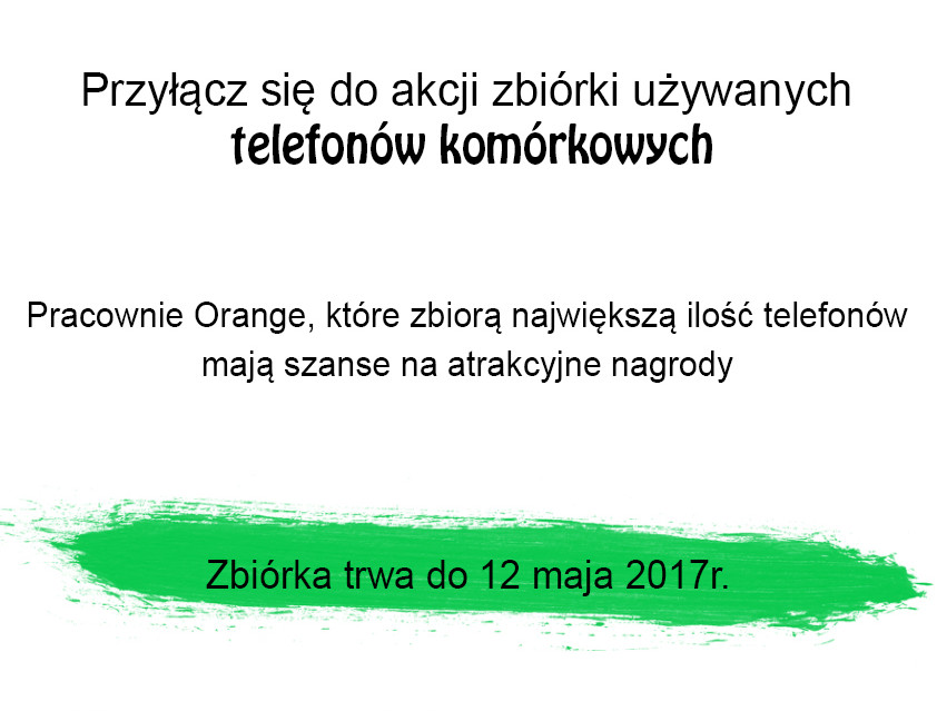 „Orange Recykling”- przyłącz się do akcji! - Zdjęcie główne