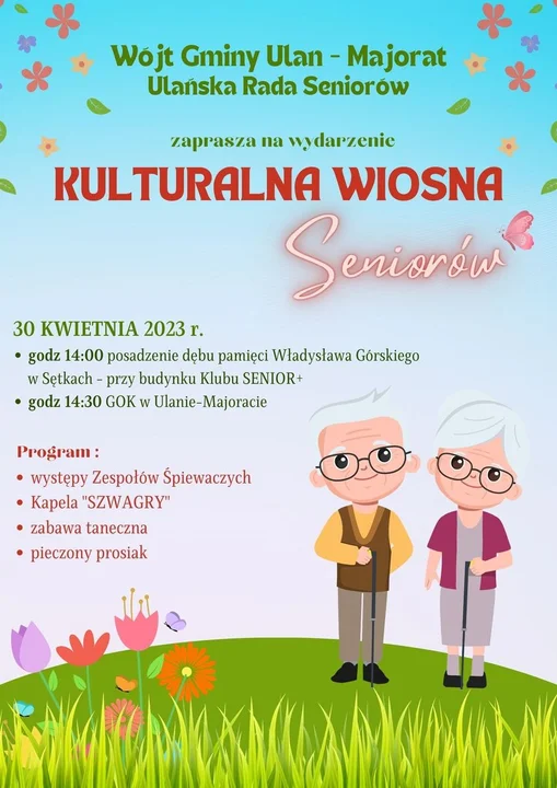 Kulturalna wiosna Seniorów w gm. Ulan - Majorat - Zdjęcie główne