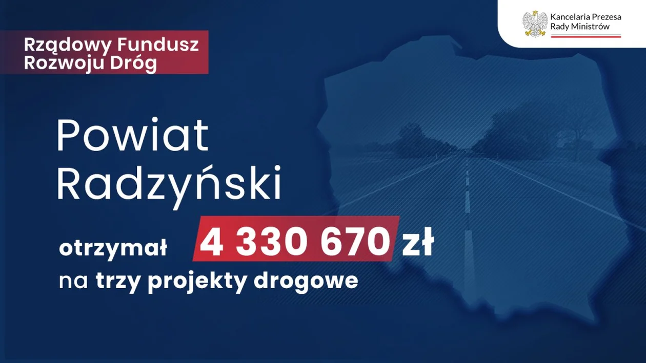 Powiat otrzymał pieniądze. Będzie budował trzy drogi za ponad trzy miliony zł - Zdjęcie główne