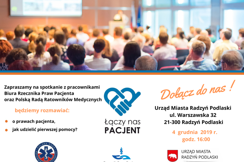 Pracownicy biura Rzecznika Praw Pacjentów  zapraszają do rozmowy  - Zdjęcie główne