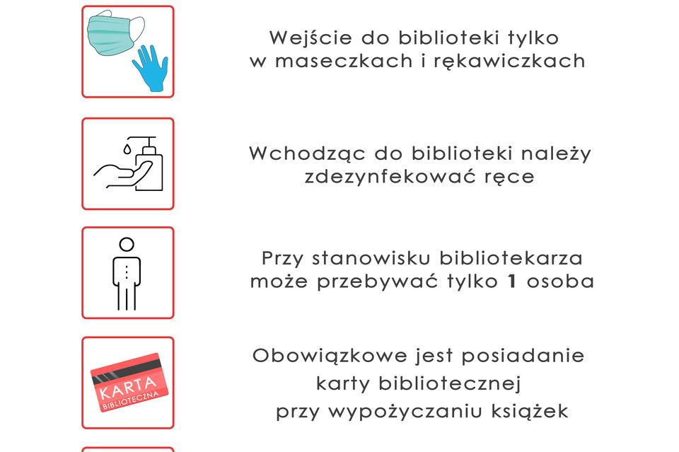 Odmrożona biblioteka miejska zaprasza Czytelników od 18 maja  - Zdjęcie główne