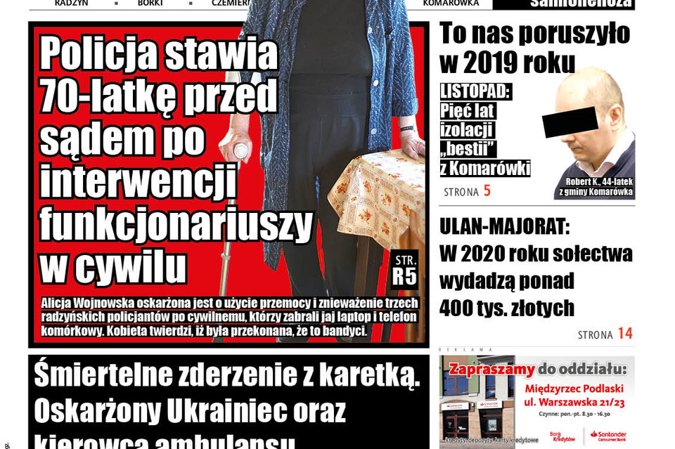Policja stawia 70-latkę przed sądem po interwencji funkcjonariuszy w cywilu - Zdjęcie główne