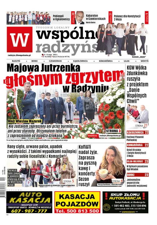 Najnowszy numer Wspólnoty Radzyńskiej (8 maja 2023r) - Zdjęcie główne