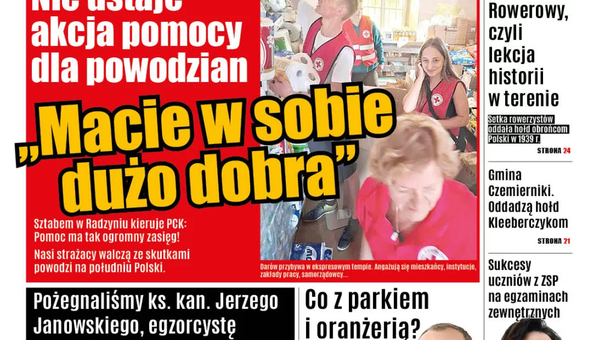 Najnowsze wydanie Wspólnoty Radzyńskiej (24 września 2024r) - Zdjęcie główne