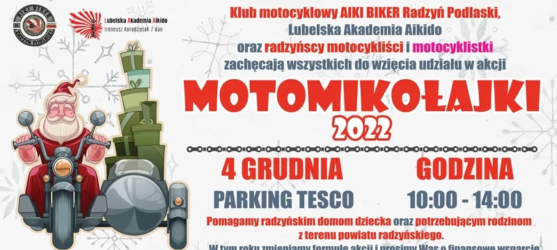 Radzyńscy motocykliści zapraszają na MOTOMIKOŁAJKI: Chcą pomóc radzyńskim domom dziecka - Zdjęcie główne