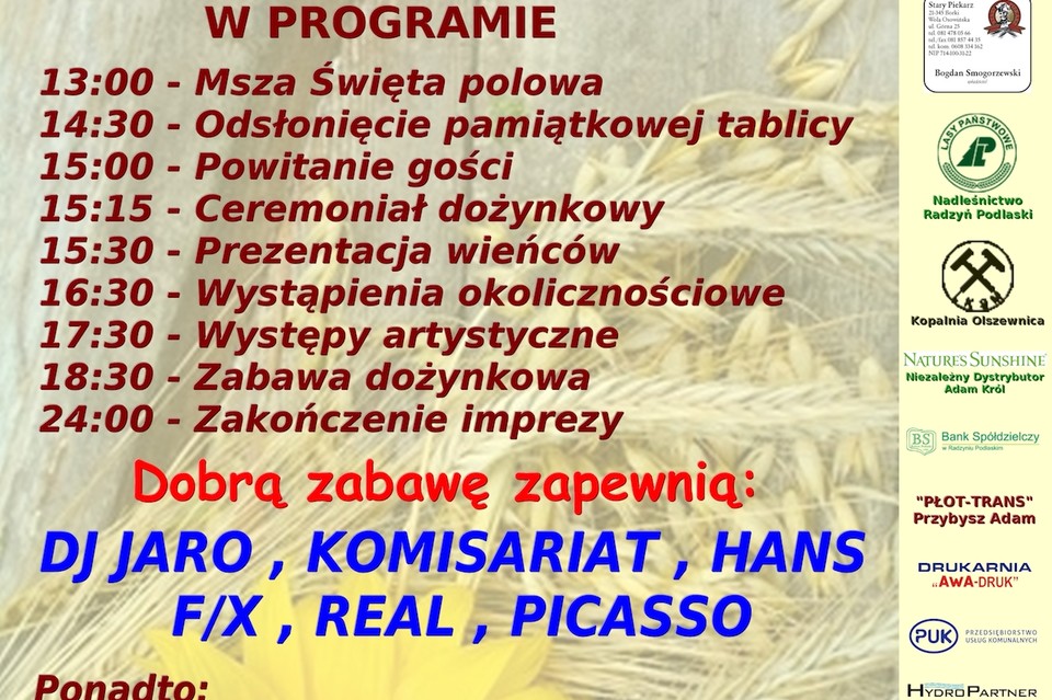 Dożynki Gminy Borki Wrzosów 2017 - Zdjęcie główne