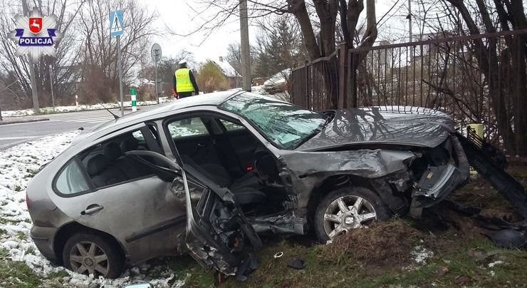 Wypadek na skrzyżowaniu  K-19 z ul. Brzostówiecką - Zdjęcie główne