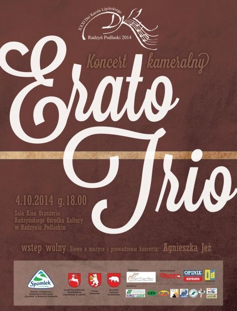 Koncert Erato Trio w ramach Dni Karola Lipińskiego - Zdjęcie główne